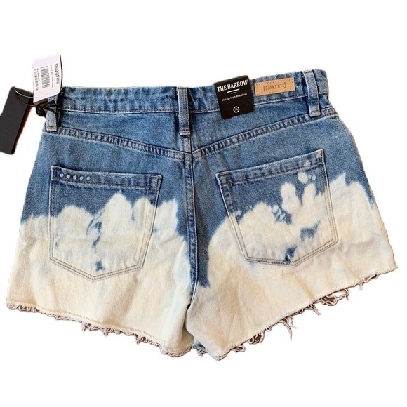 NEW BLANK NYC 90's Baby Cut-off Bleached Jean Shorts Size 26 - Picture 2 of 6